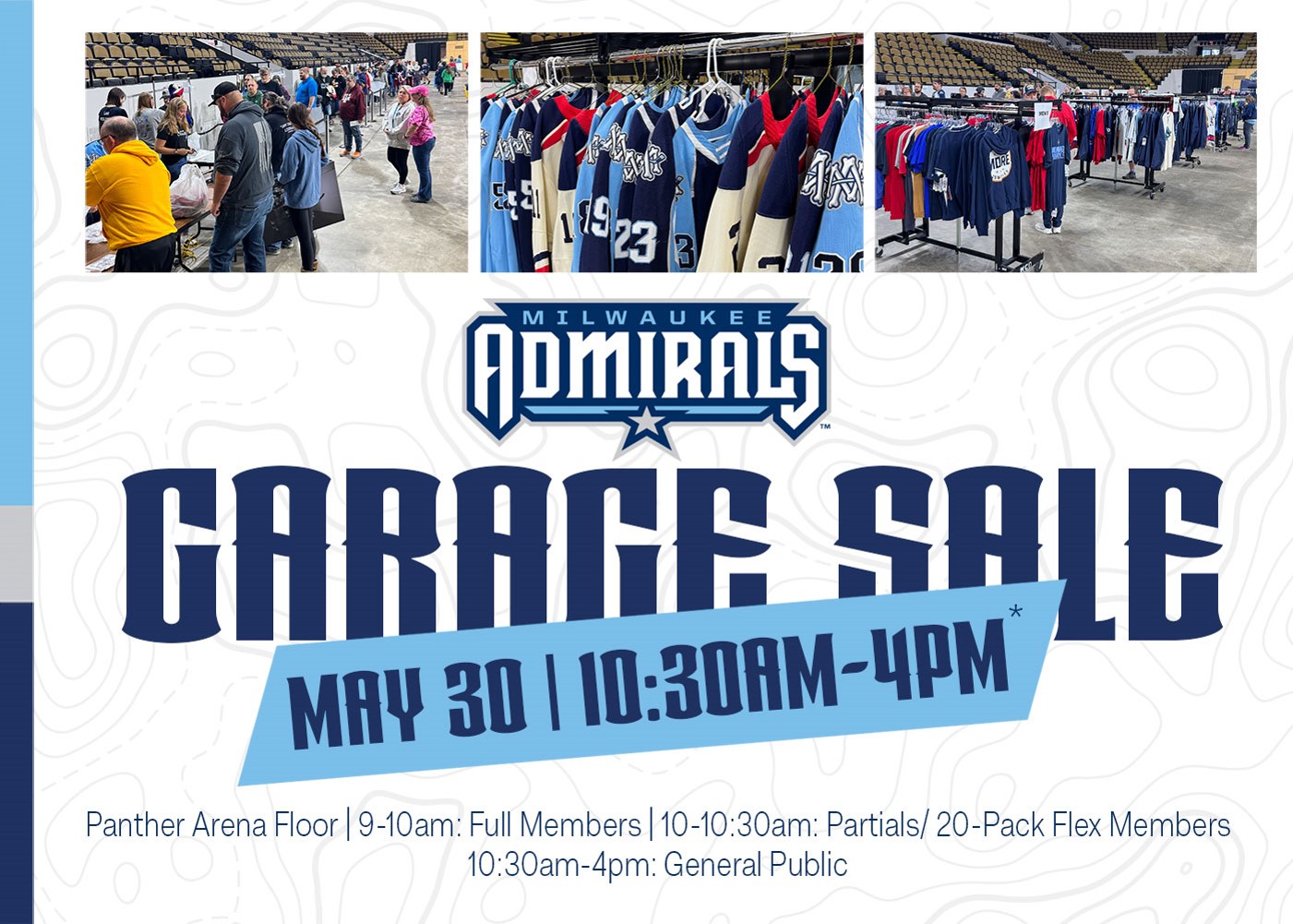 Milwaukee Admirals Garage Sale 